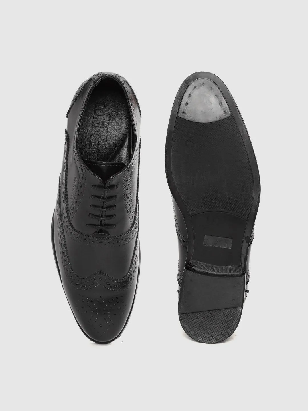 Leather Brogue Lace Up Shoes