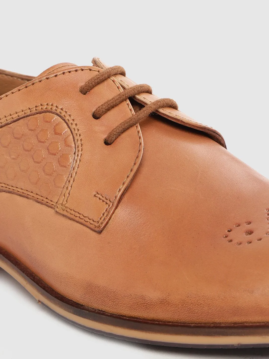 Leather Brogue Lace Up Shoes