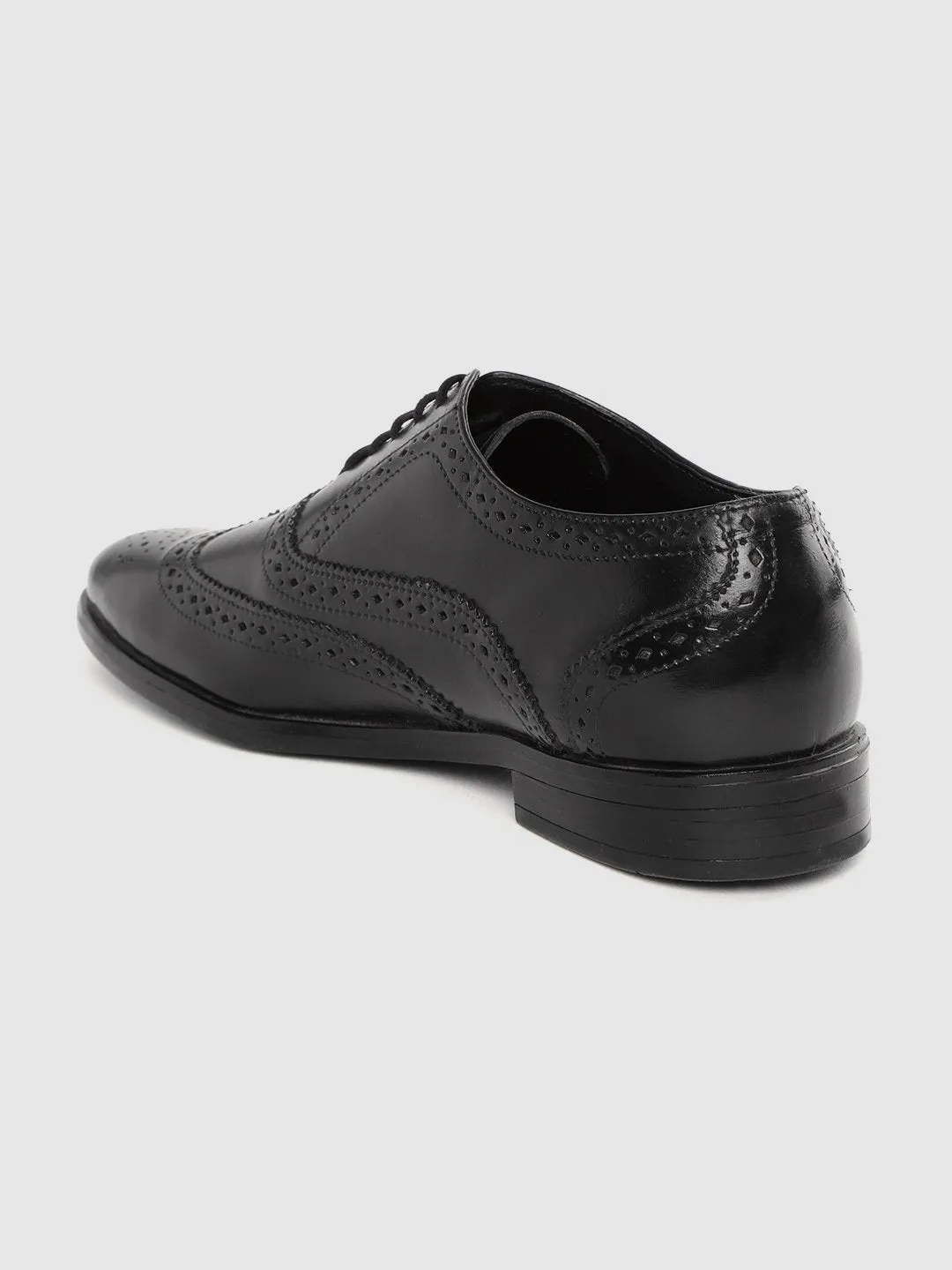 Leather Brogue Lace Up Shoes