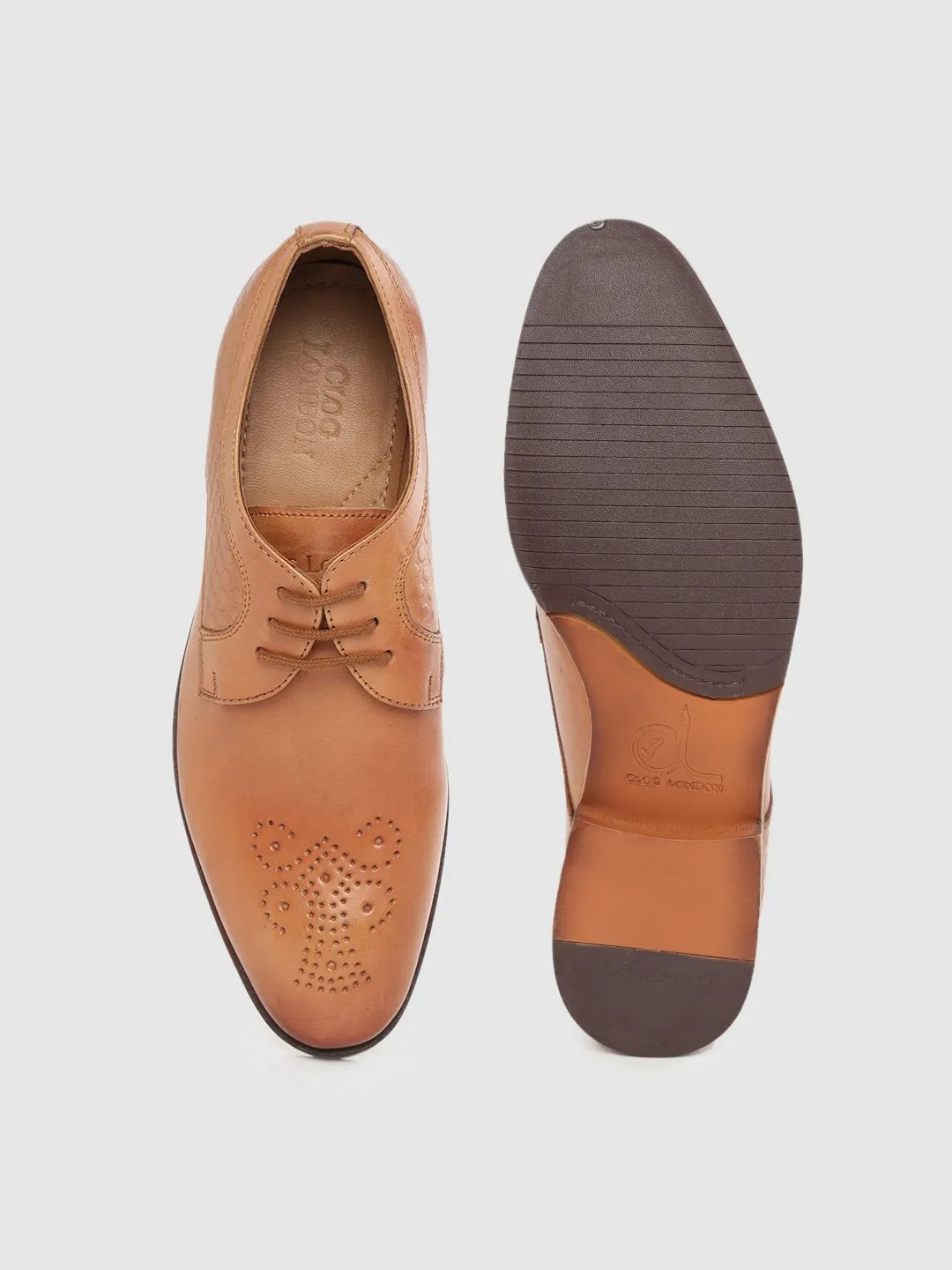 Leather Brogue Lace Up Shoes