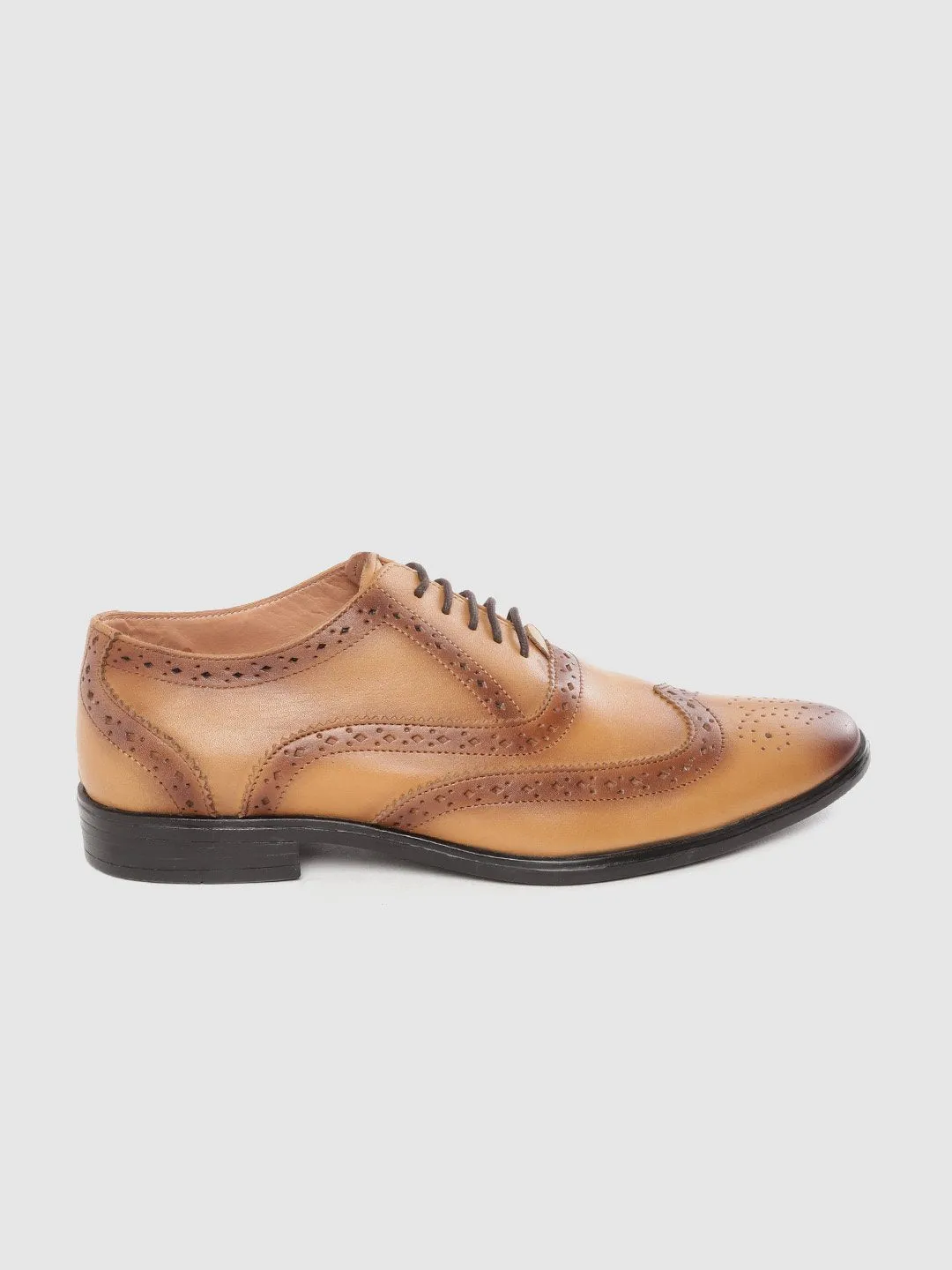 Leather Brogue Lace Up Shoes