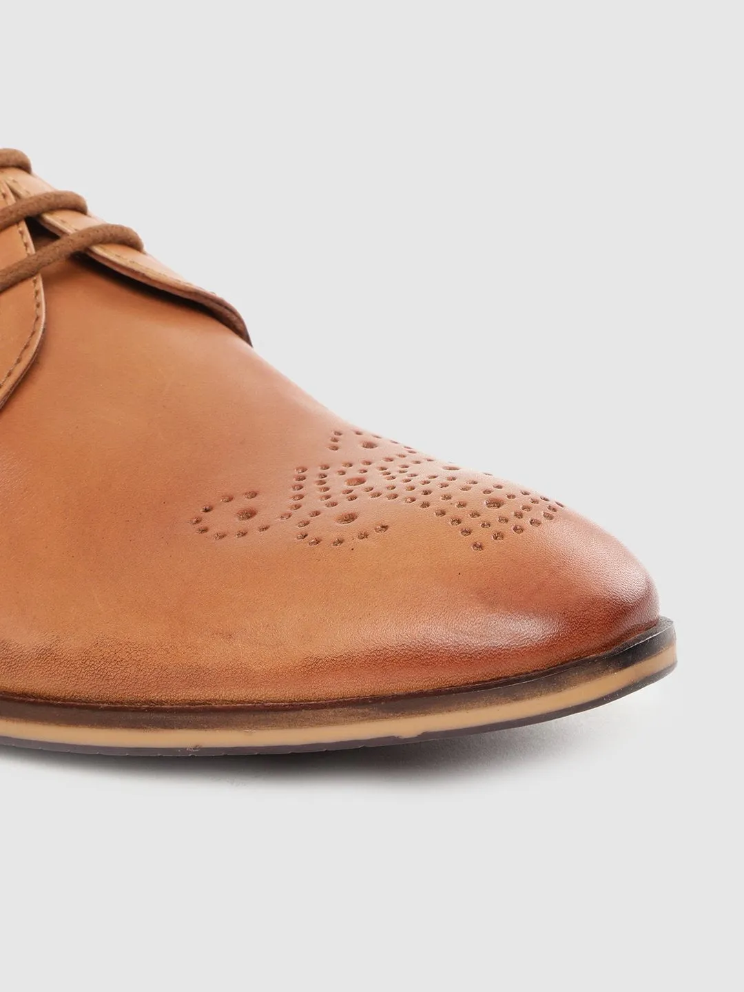 Leather Brogue Lace Up Shoes