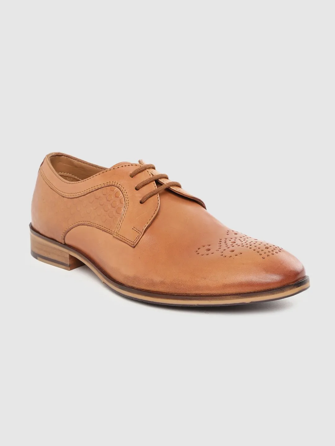 Leather Brogue Lace Up Shoes