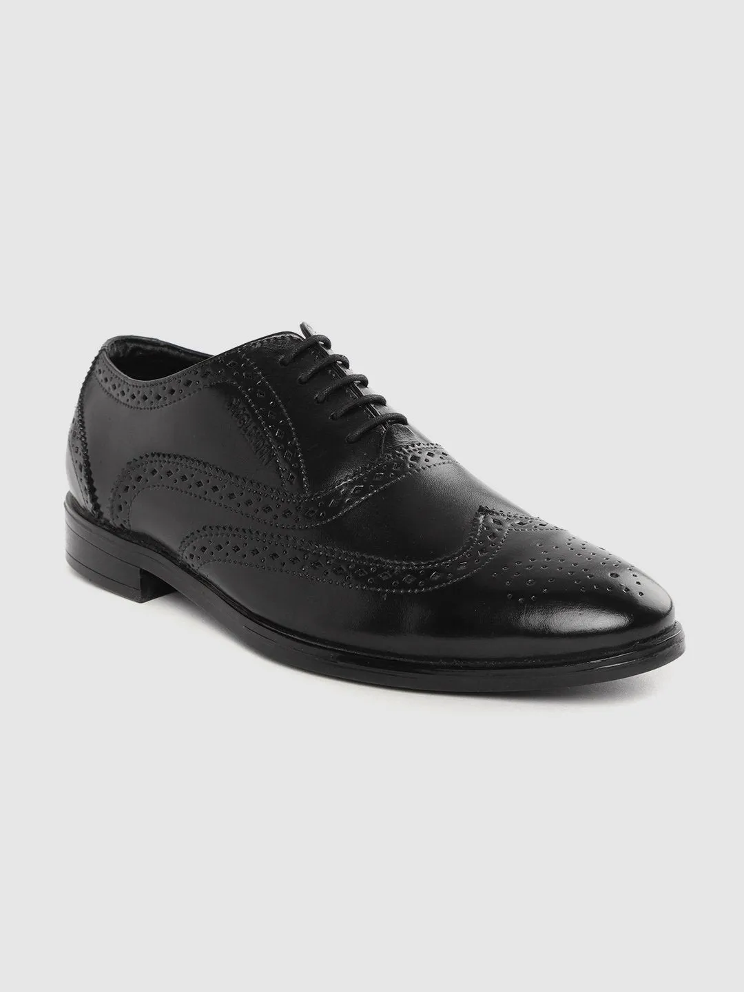 Leather Brogue Lace Up Shoes