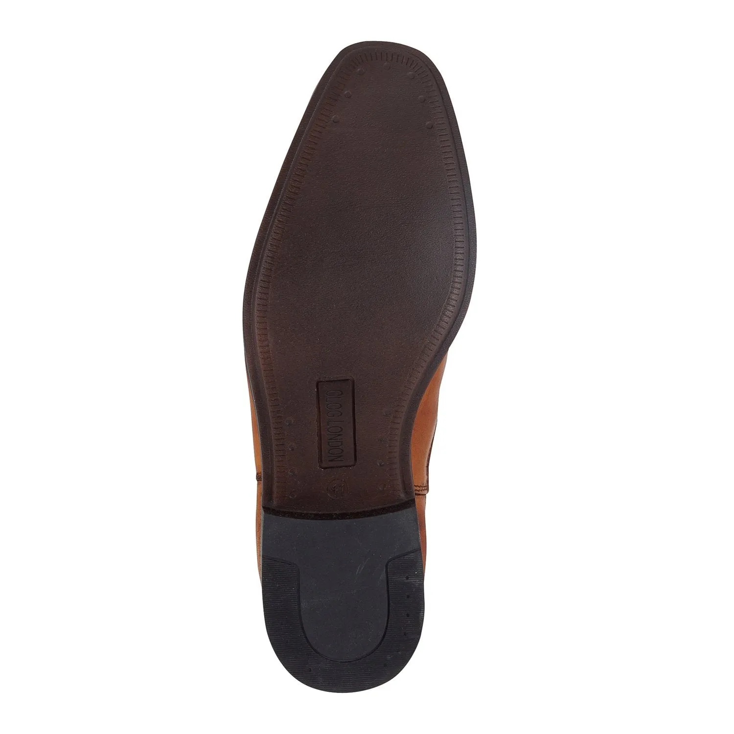 Leather High Ankle Slip On Chelsea Boots