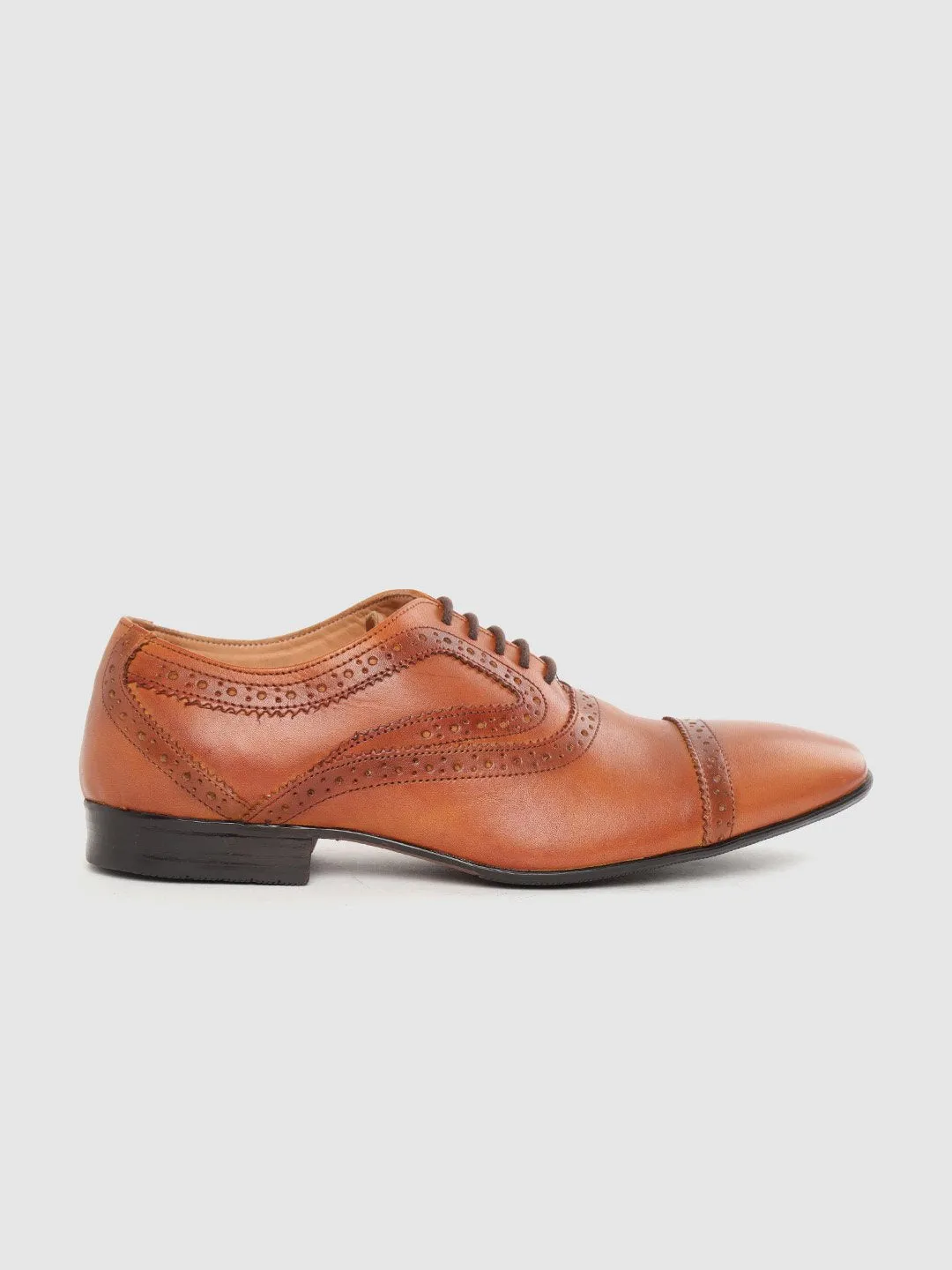 Leather Oxford Lace Up Shoes