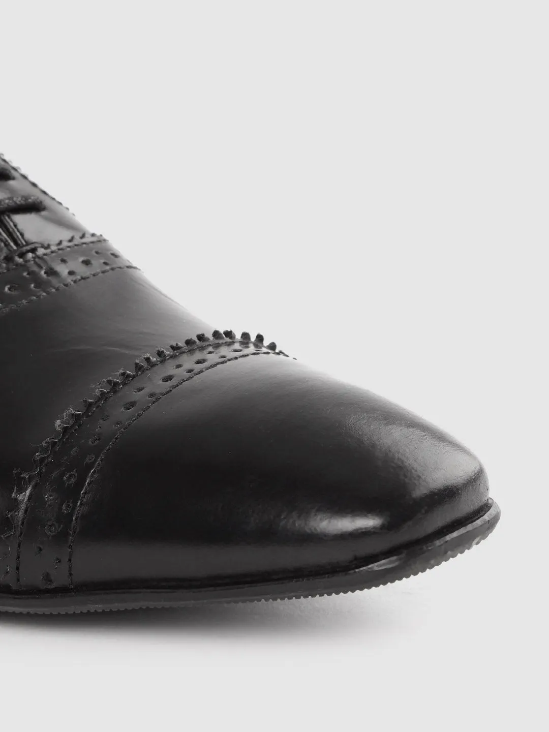 Leather Oxford Lace Up Shoes