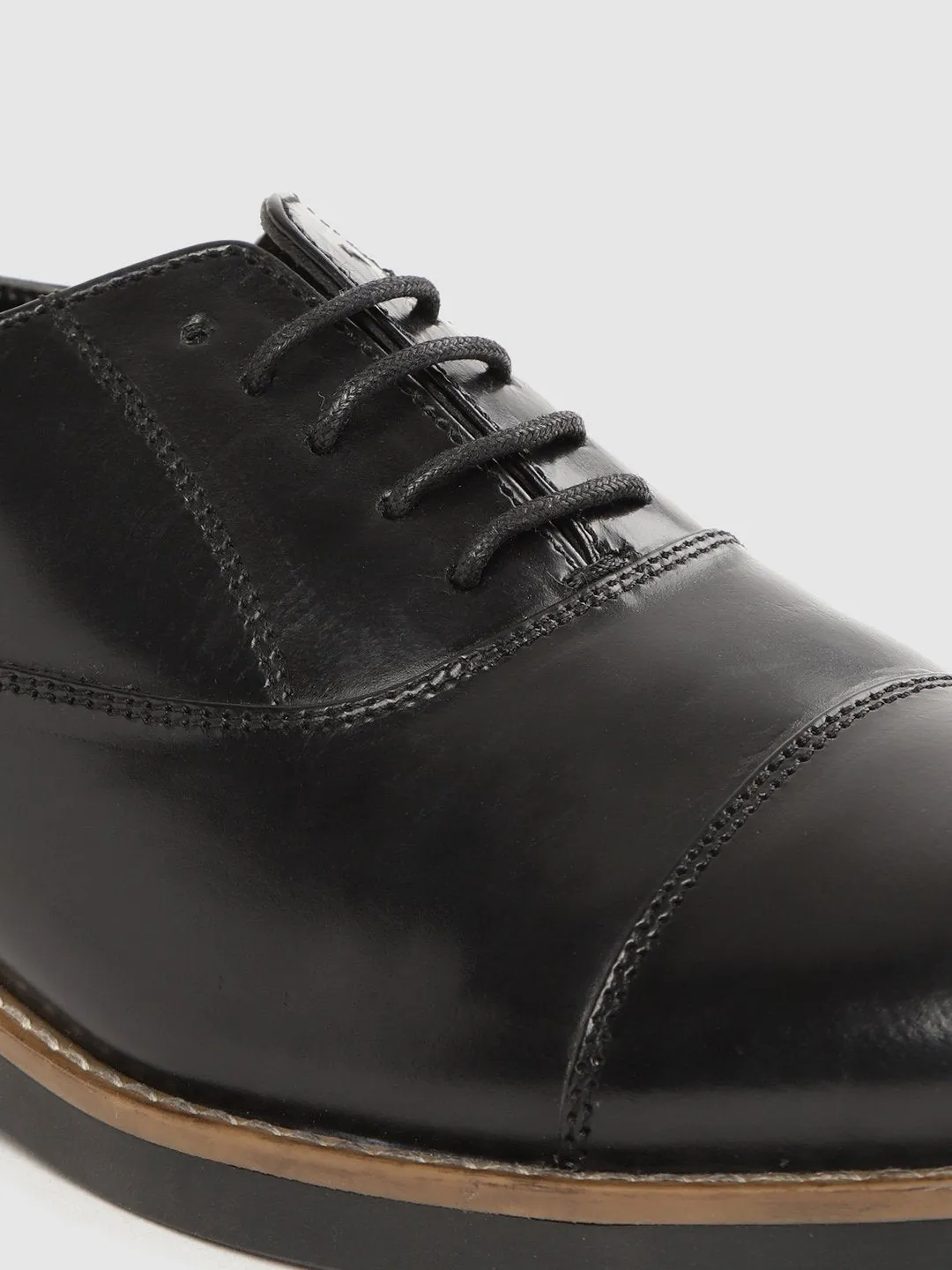 Leather Oxford Lace Up Shoes