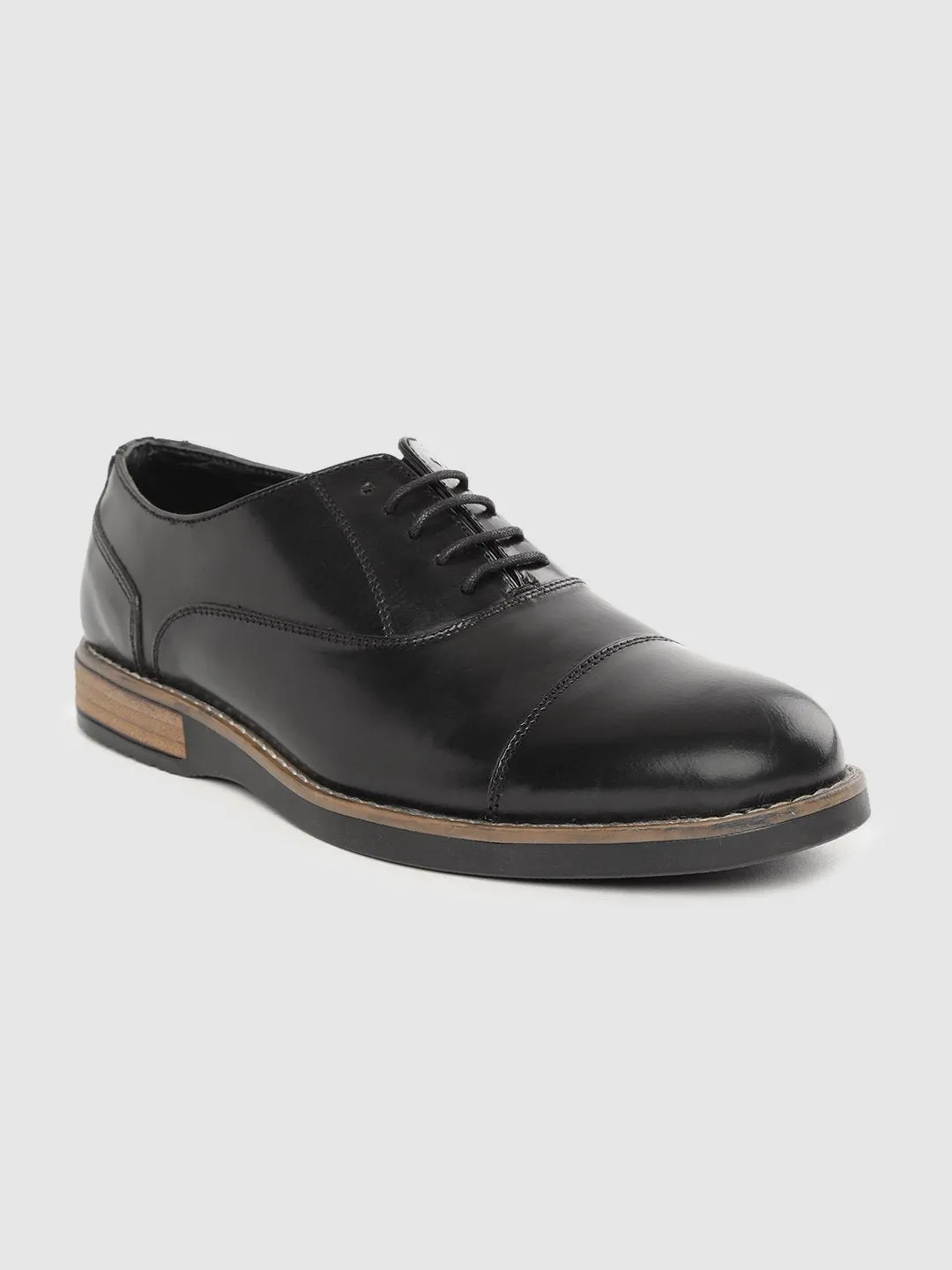 Leather Oxford Lace Up Shoes