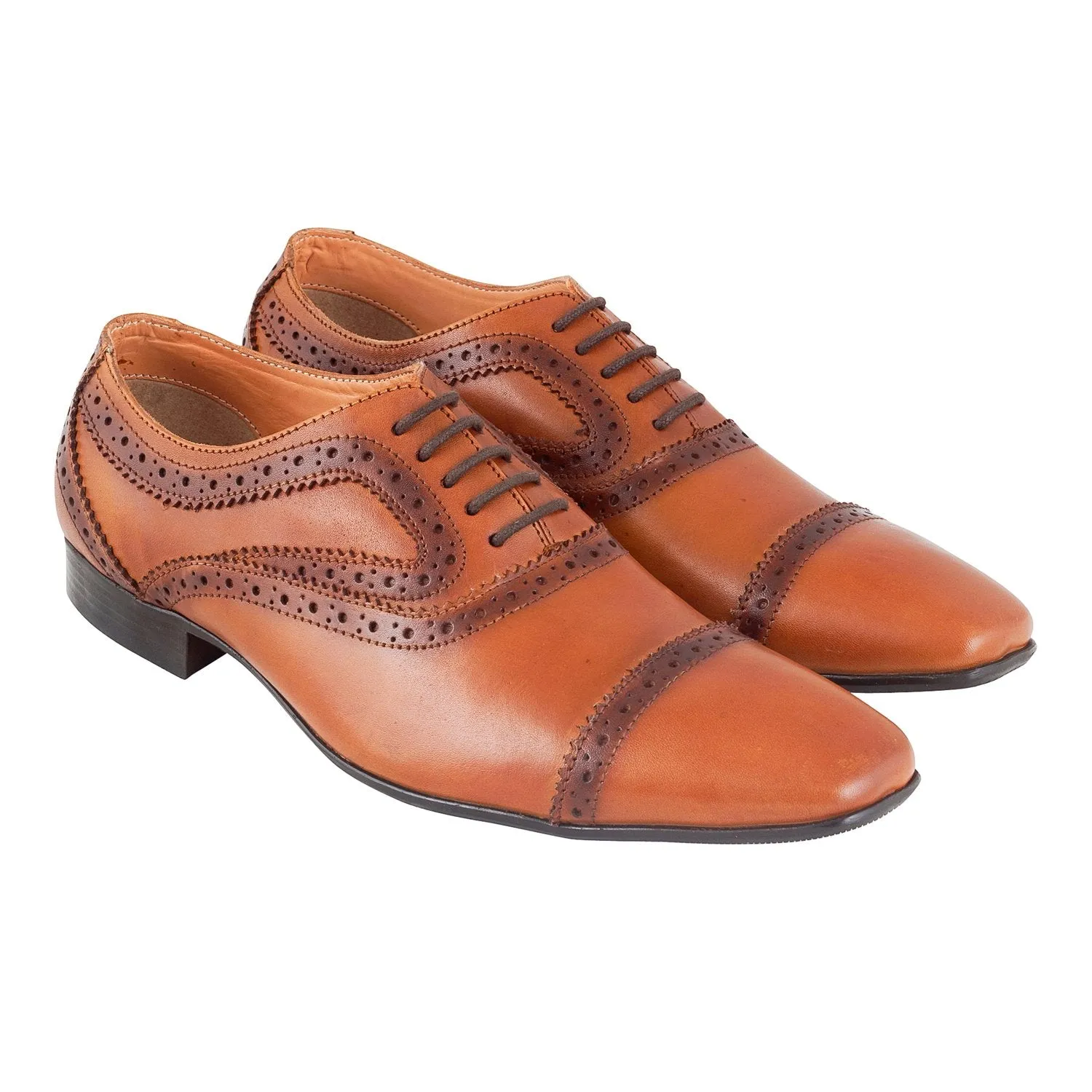 Leather Oxford Lace Up Shoes