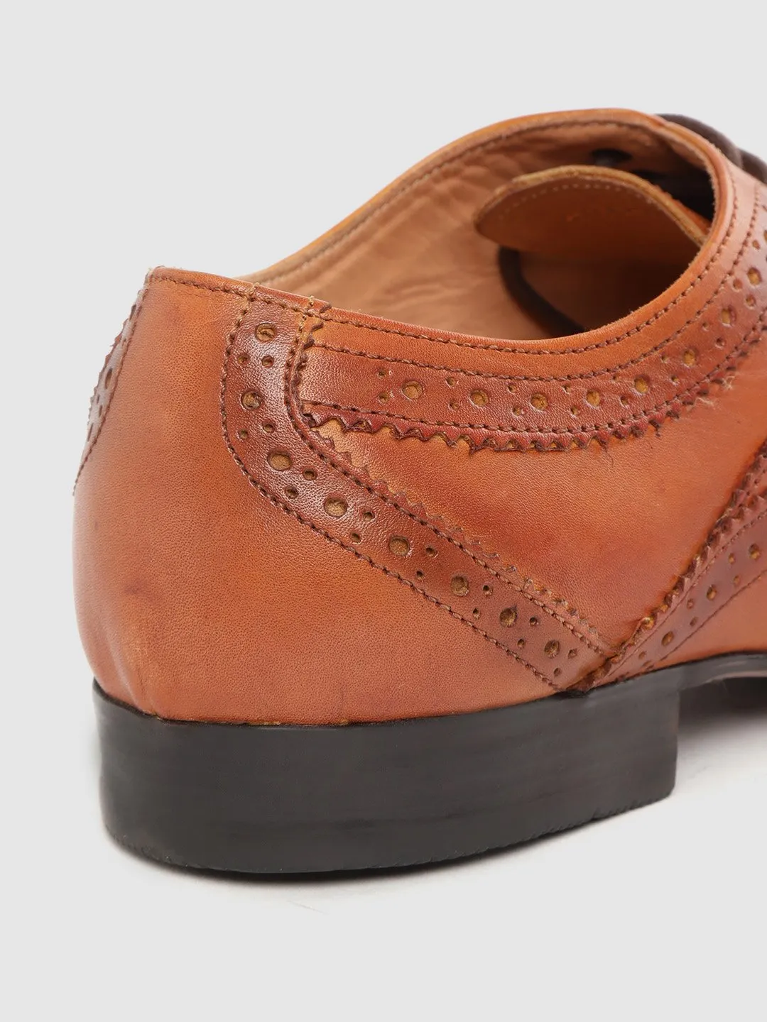 Leather Oxford Lace Up Shoes