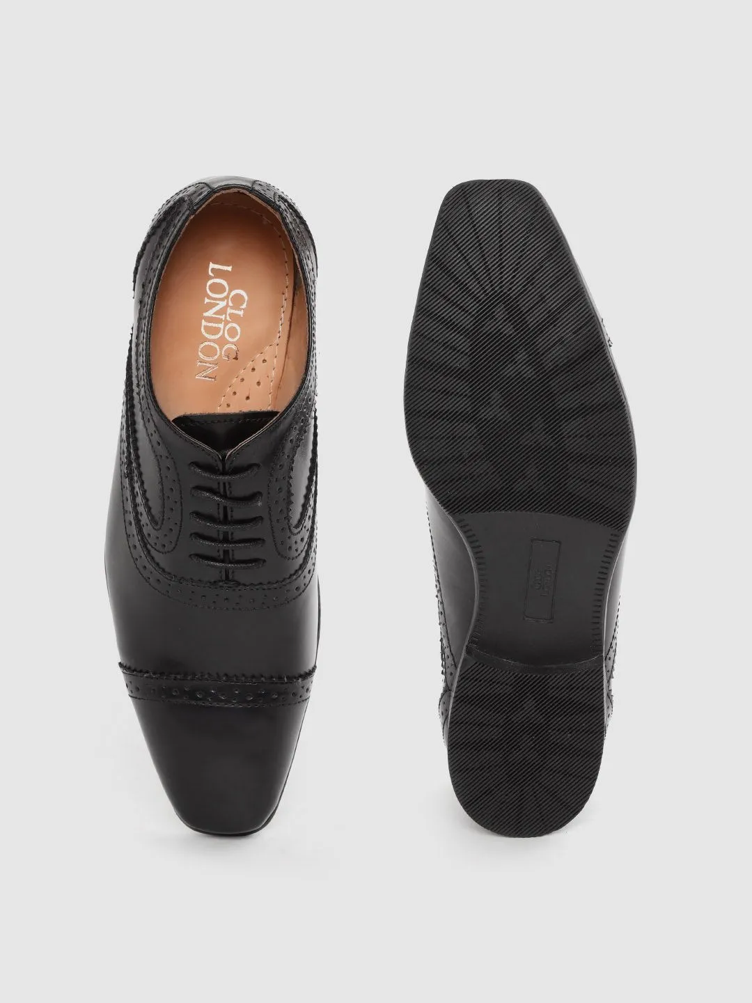 Leather Oxford Lace Up Shoes