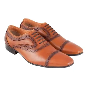 Leather Oxford Lace Up Shoes