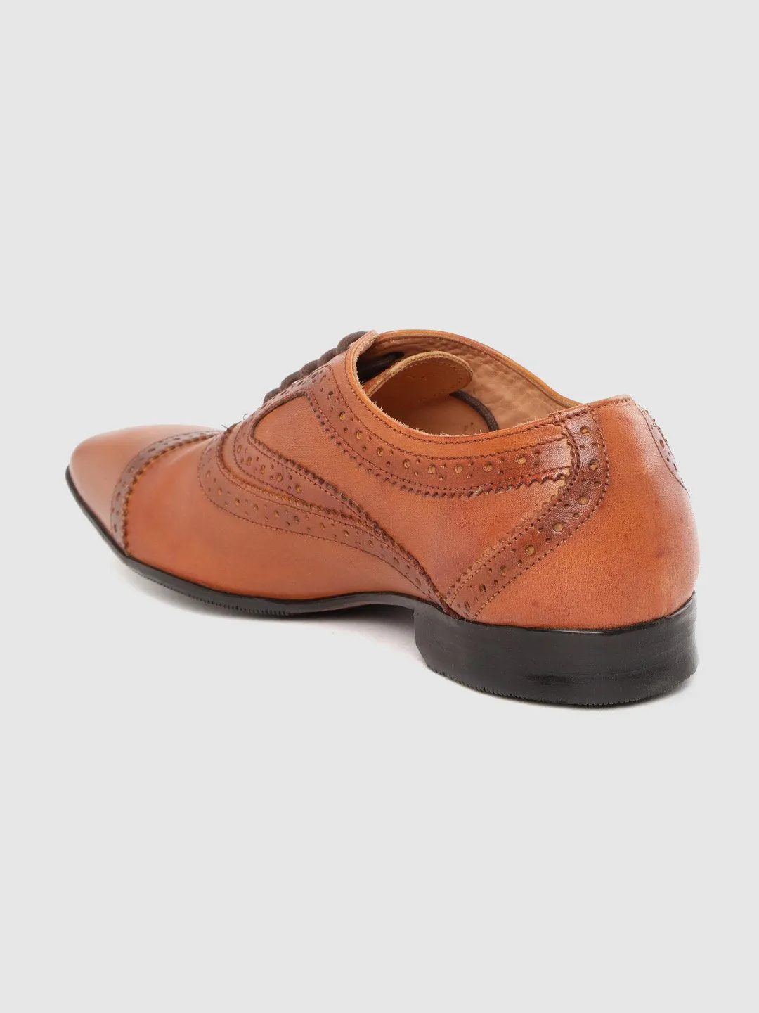Leather Oxford Lace Up Shoes