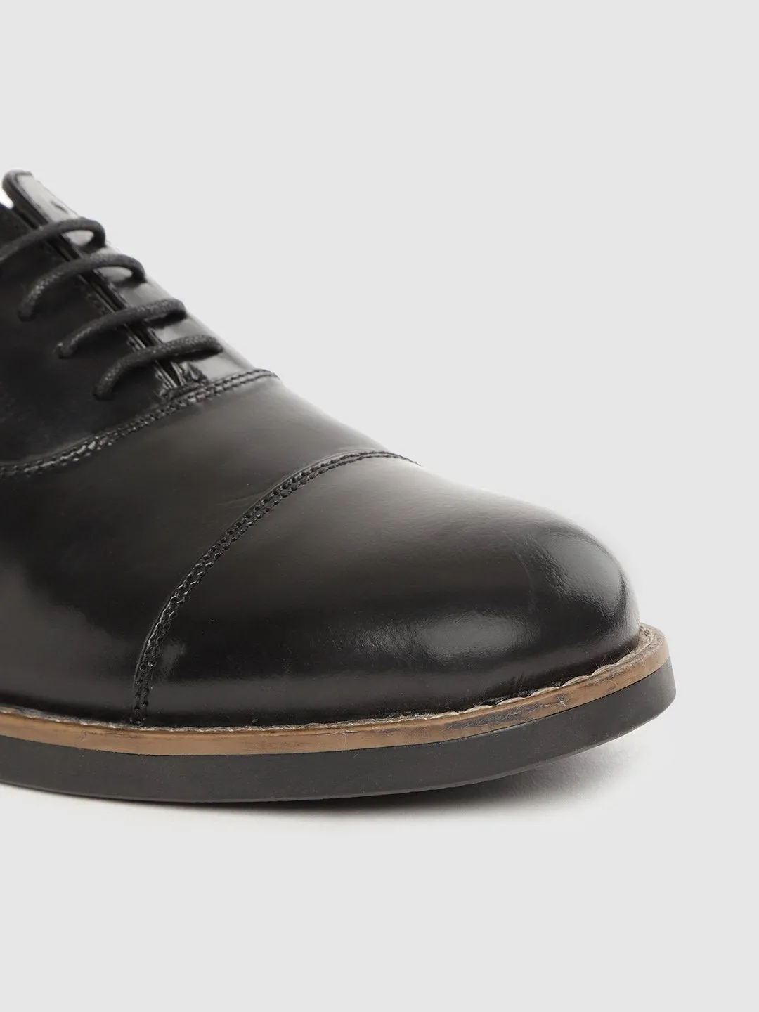 Leather Oxford Lace Up Shoes