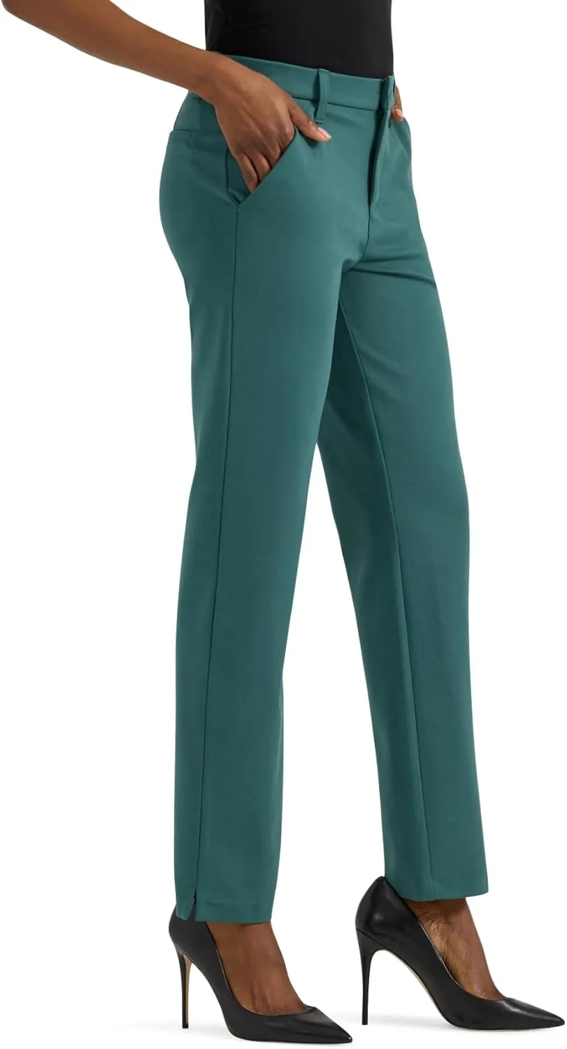 Lee Women's Ultra Lux Comfort Any Wear Side Vent Ankle Pant
