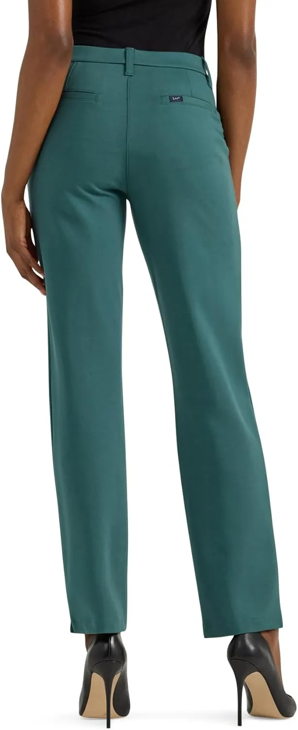 Lee Women's Ultra Lux Comfort Any Wear Side Vent Ankle Pant