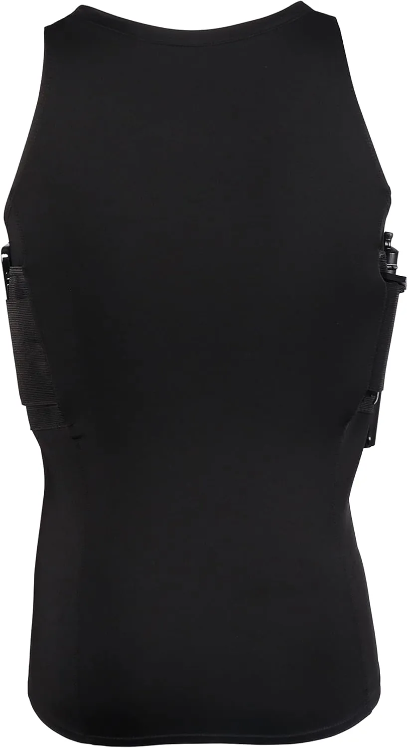 Lilcreek Scoop Neck Conceal Carry Shirts for Men: Undercover Concealed Carry Clothing with Gun Holster