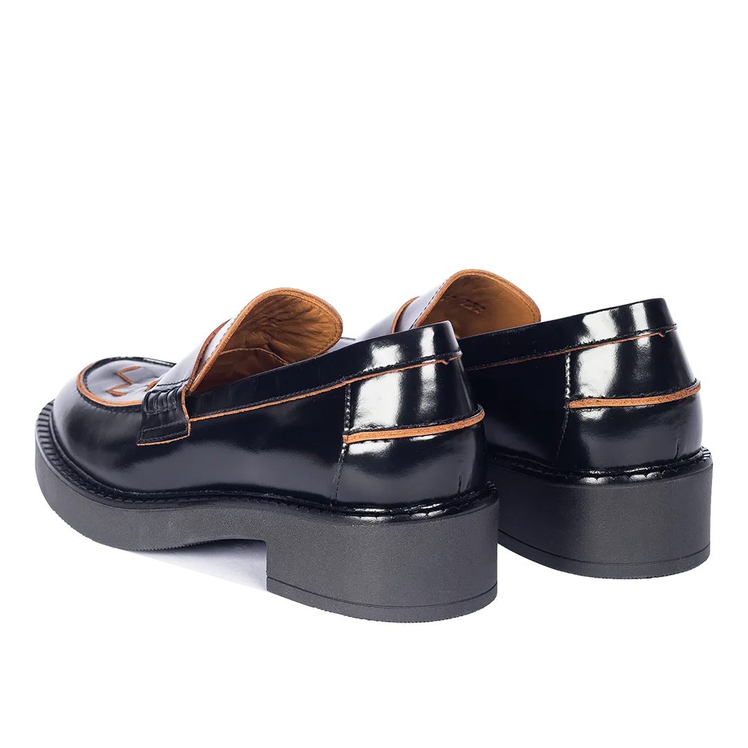 Loafer mit Flechtdetails