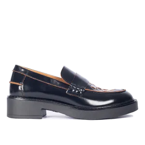 Loafer mit Flechtdetails