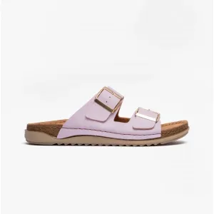 Lotus CORTONA Womens Open-Toe Mule Sandals Lilac