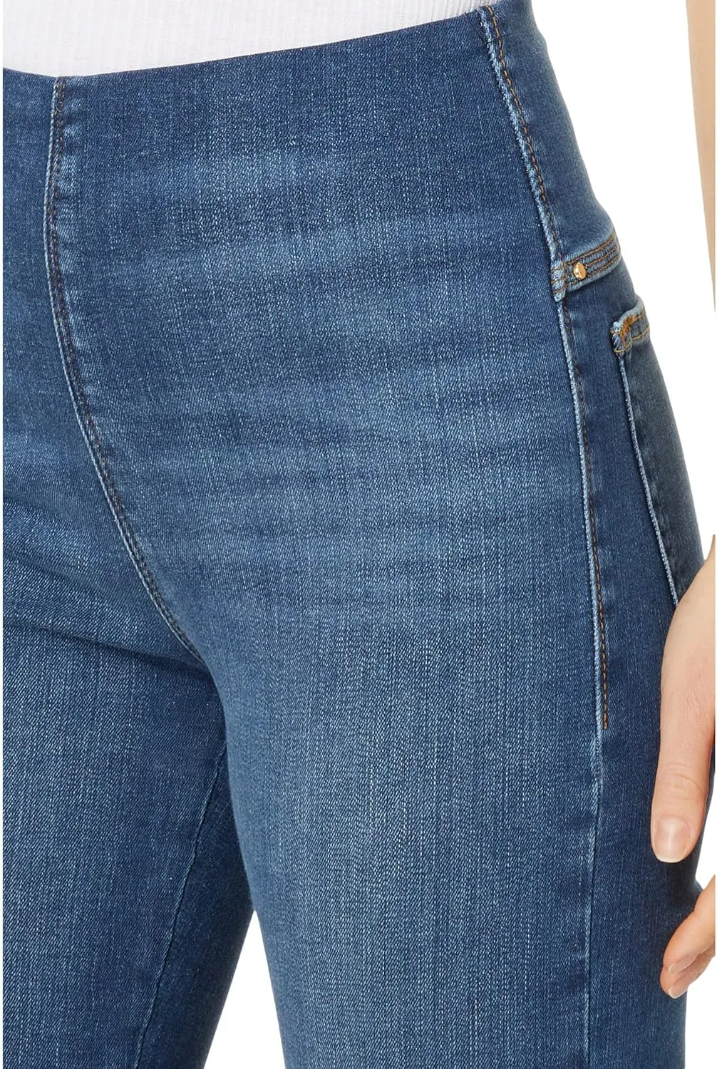 Lyssé Ankle Baby Boot Premium Denim