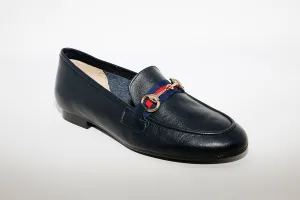 MARIA JAEN - 57 Navy Leather Loafer