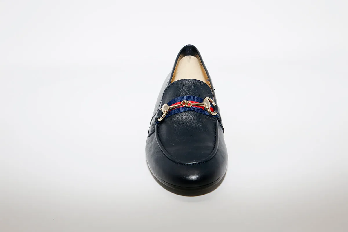 MARIA JAEN - 57 Navy Leather Loafer