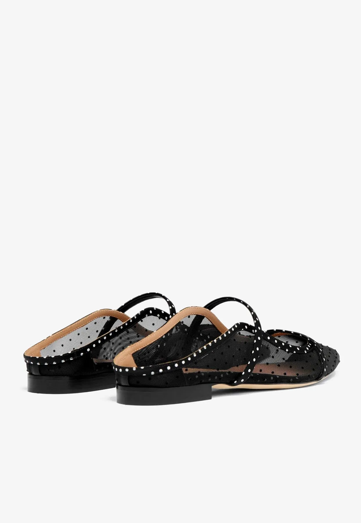 Maureen Polka Dot Flat Mules