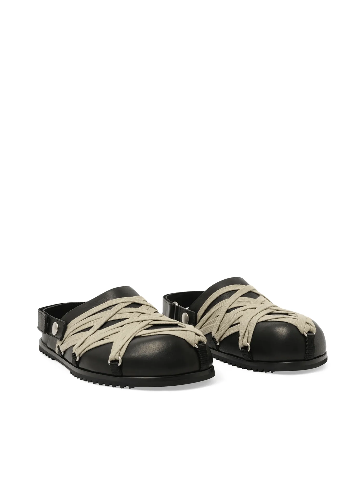 Megalaced Mule Granola in Black