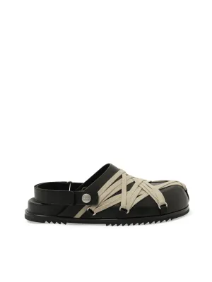 Megalaced Mule Granola in Black