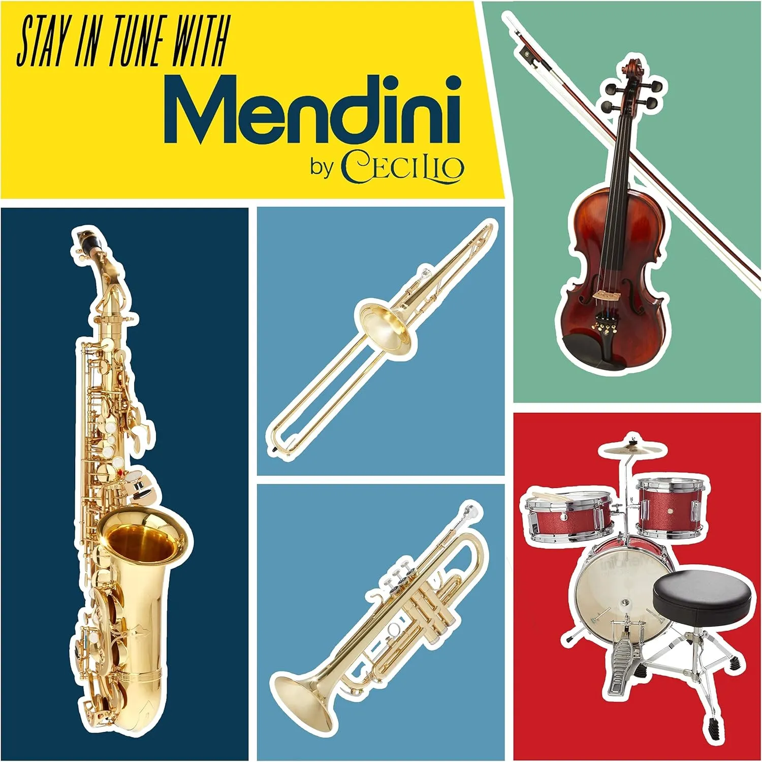 Mendini By Cecilio Alto Saxophone for Beginners, E Flat Tenor Saxophone for Students Musicians with Tuner, Mouthpiece, Case, 10 Reeds, Grease, Cleaning Cloth & Rod, Gloves, Strap, Book (BlackGold)