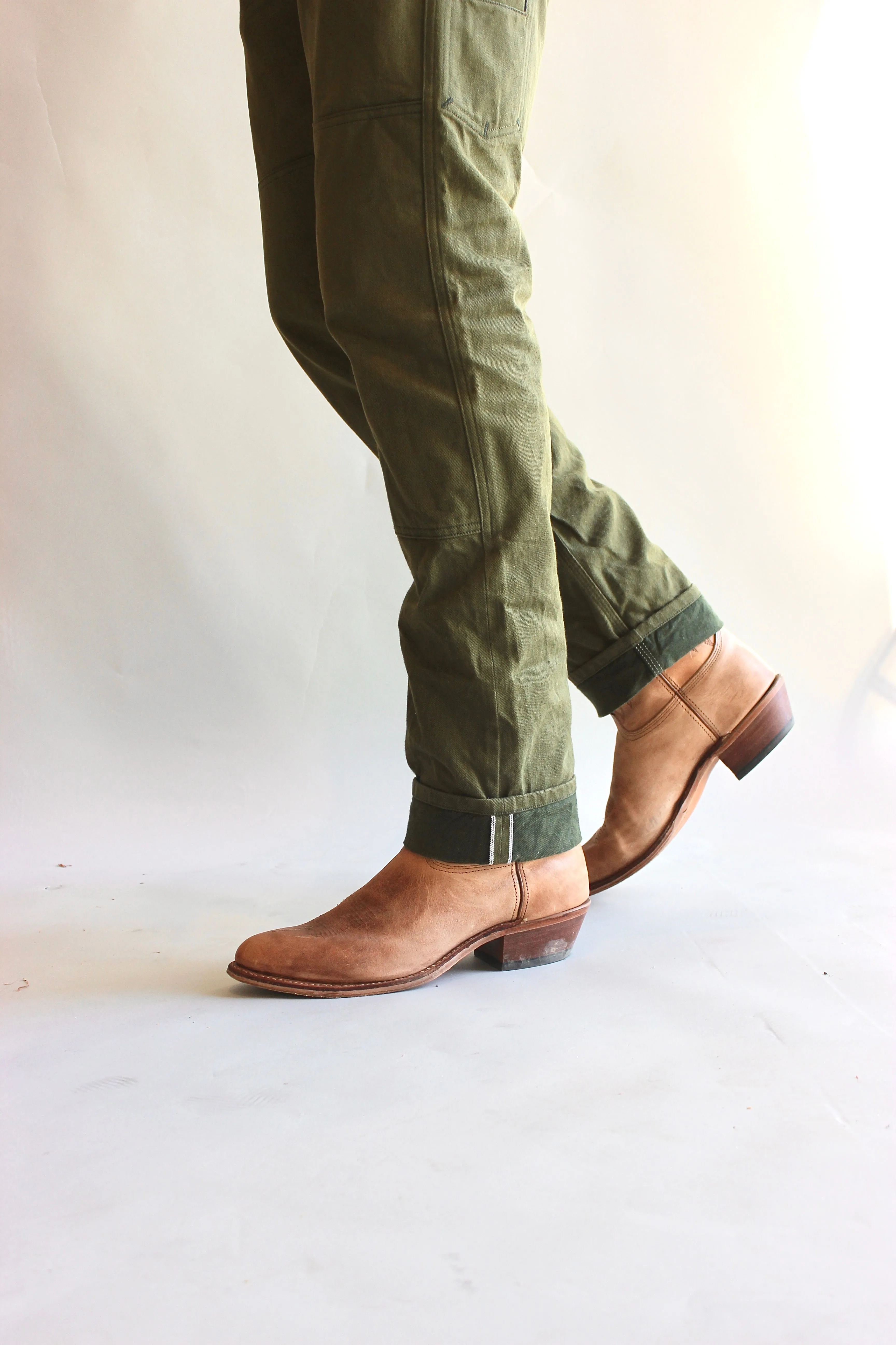 Men's Round Toe Natural Derby