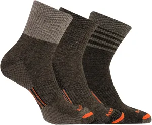 Merrell Men's and Women's Merino Wool Work Socks-3 Pair Pack-Arch Support