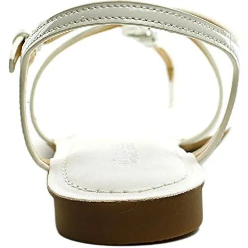 Michael Kors Flat Sandals Optic White Size 75