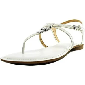 Michael Kors Flat Sandals Optic White Size 75