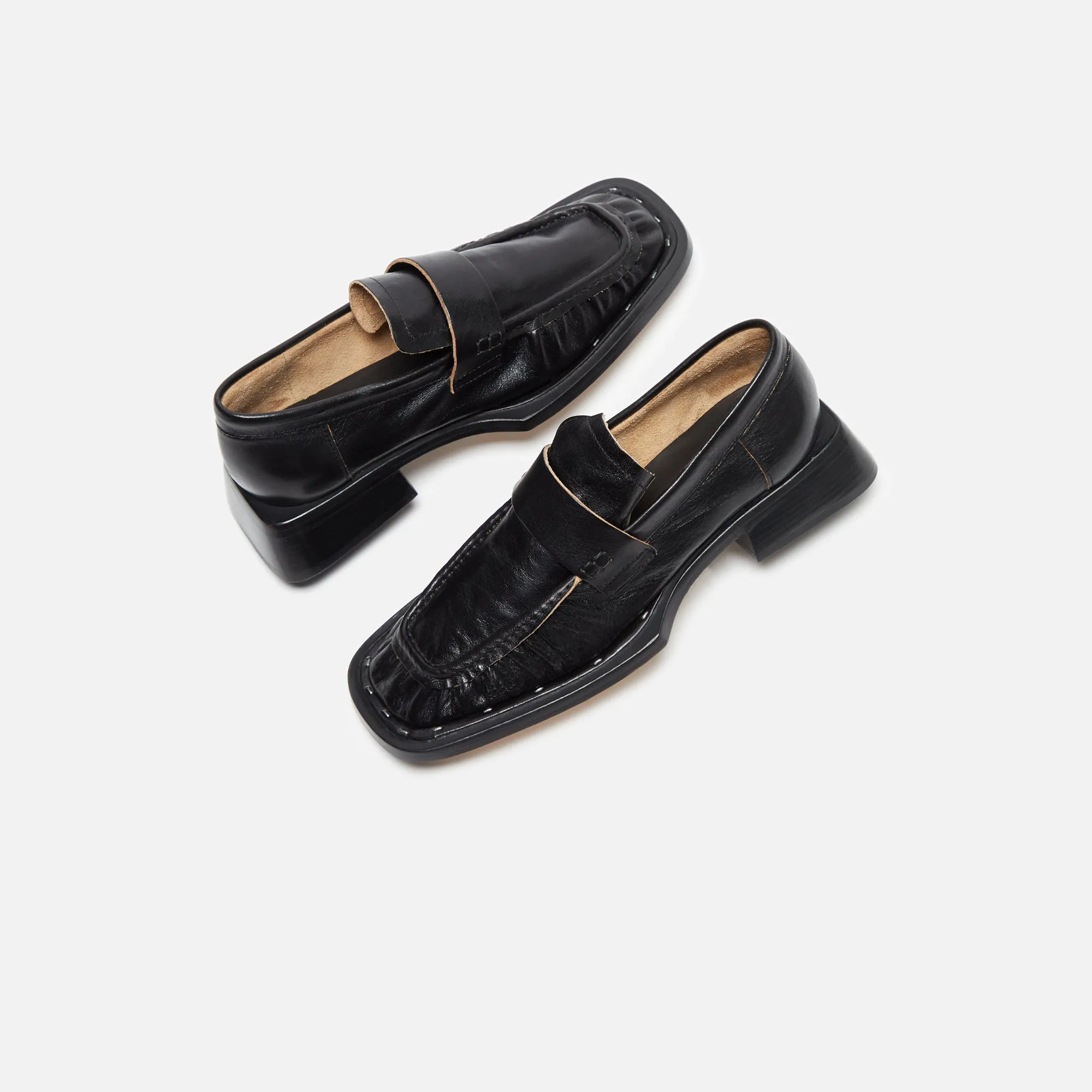 Miista Airi Loafers - Black