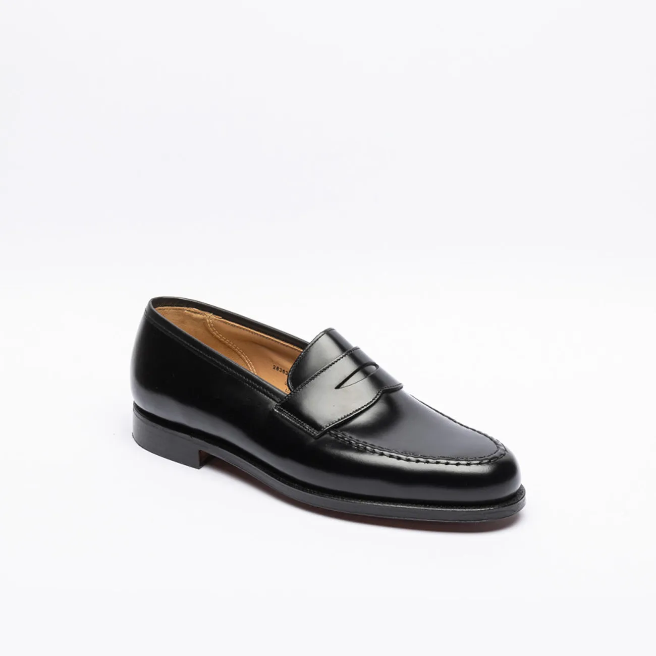 Mocassino penny Crockett & Jones Boston in pelle nera