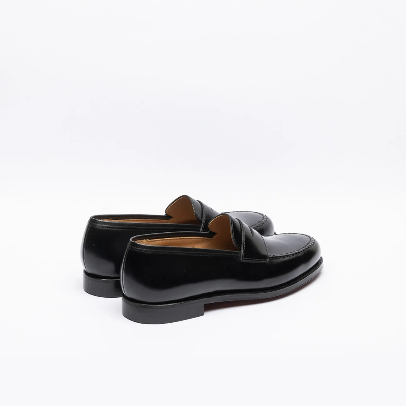 Mocassino penny Crockett & Jones Boston in pelle nera