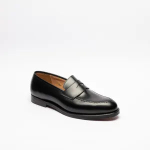 Mocassino penny Crockett & Jones Henley in pelle nera