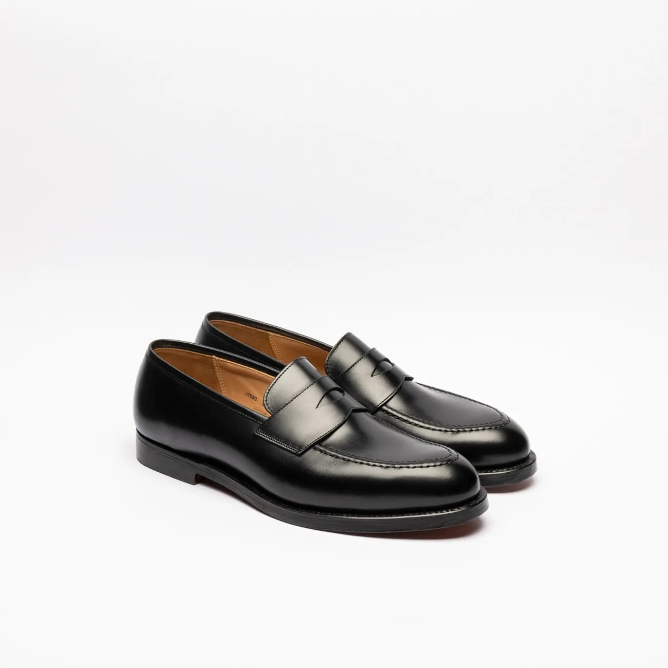 Mocassino penny Crockett & Jones Henley in pelle nera