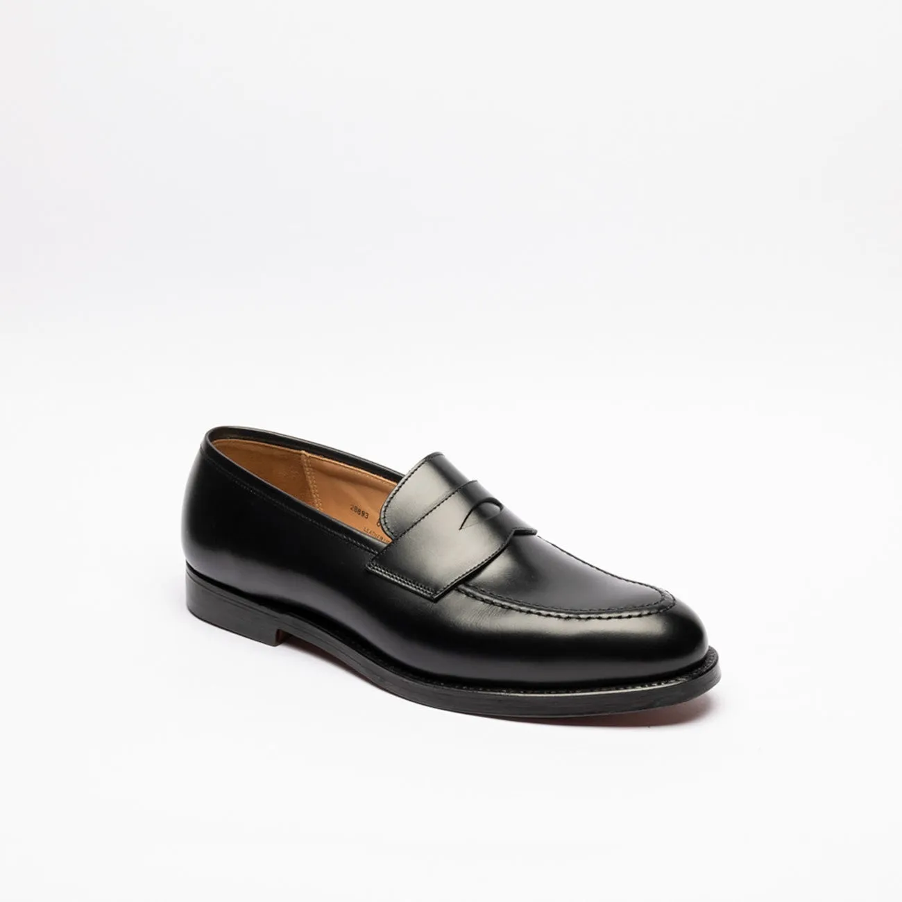 Mocassino penny Crockett & Jones Henley in pelle nera