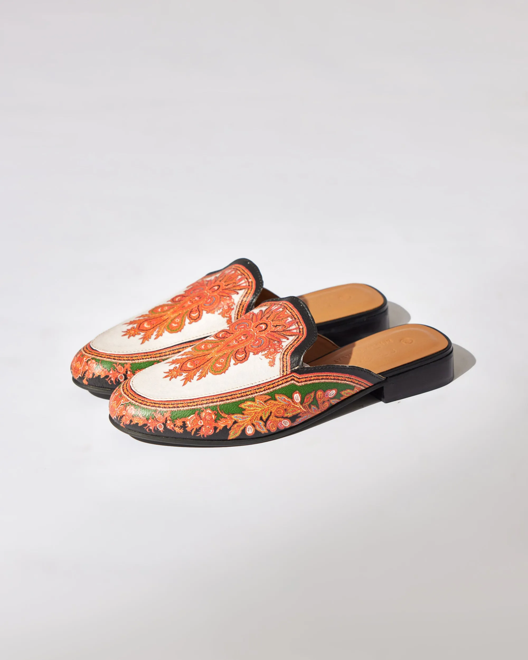 Mon Amour (man) - Mule : Green/Orange