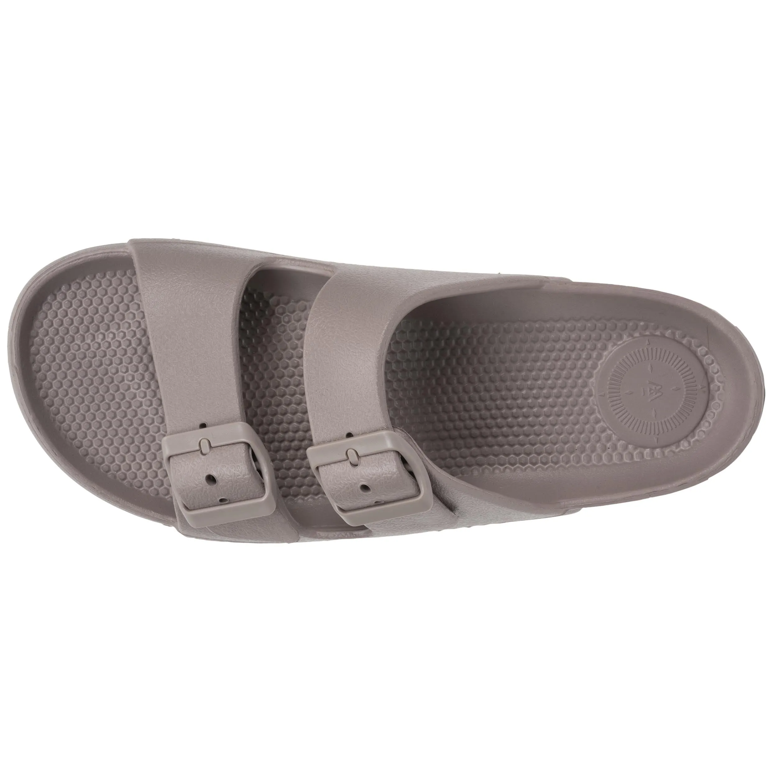 Mules claquettes Femme ajustable Taupe