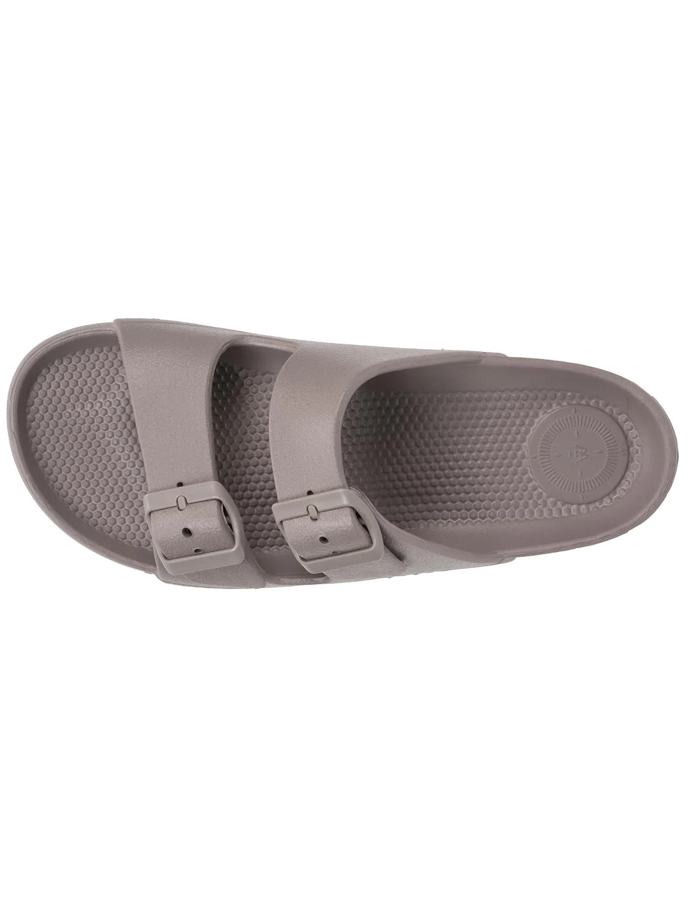 Mules claquettes Femme ajustable Taupe