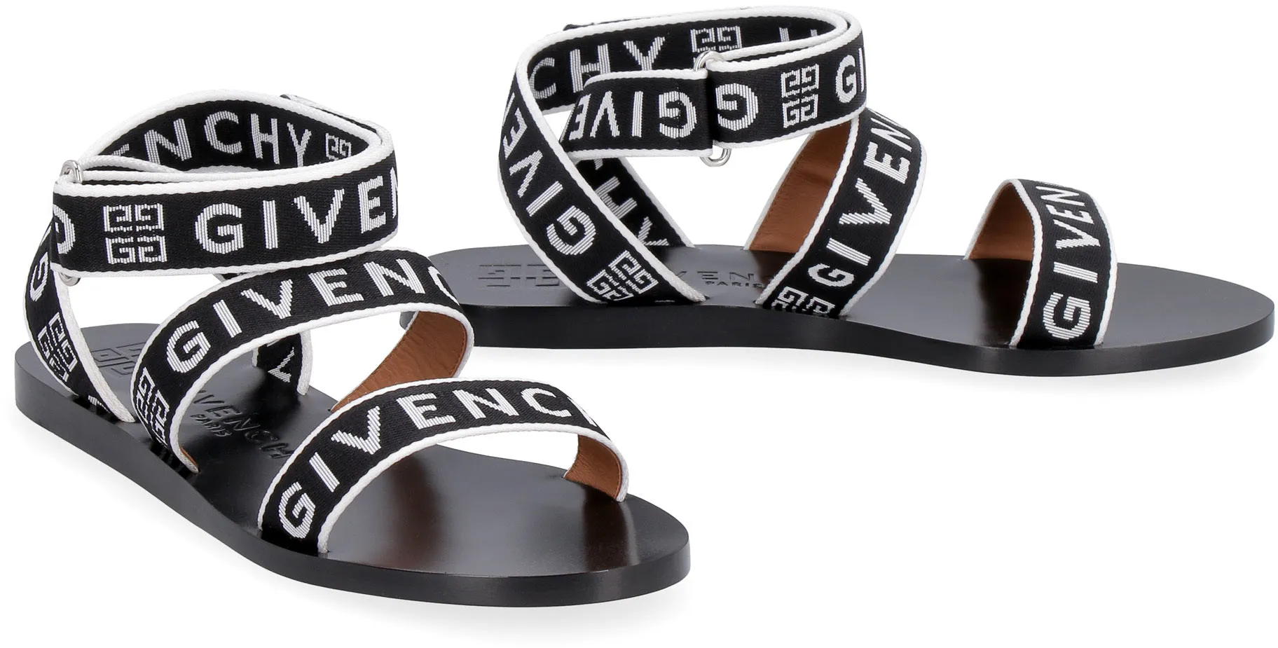 Multi-strap flat sandals