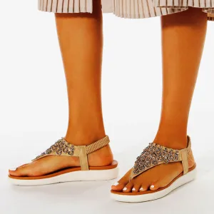 Nanccy Ankle Strap Casual Elastic Fashion Sandals