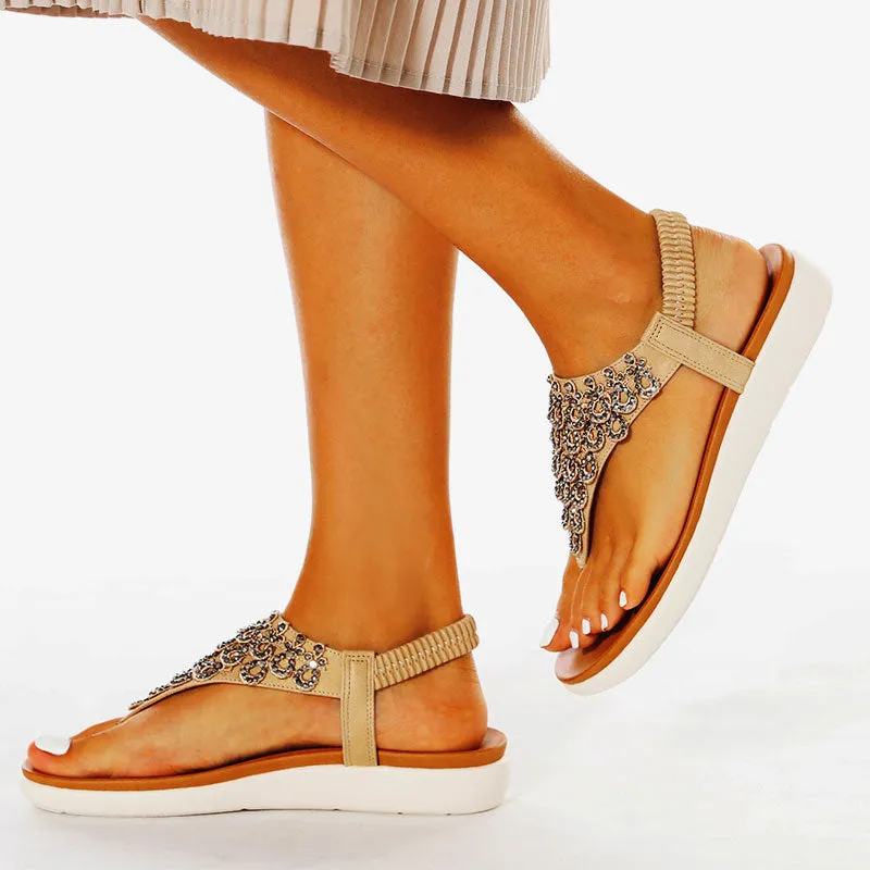 Nanccy Ankle Strap Casual Elastic Fashion Sandals