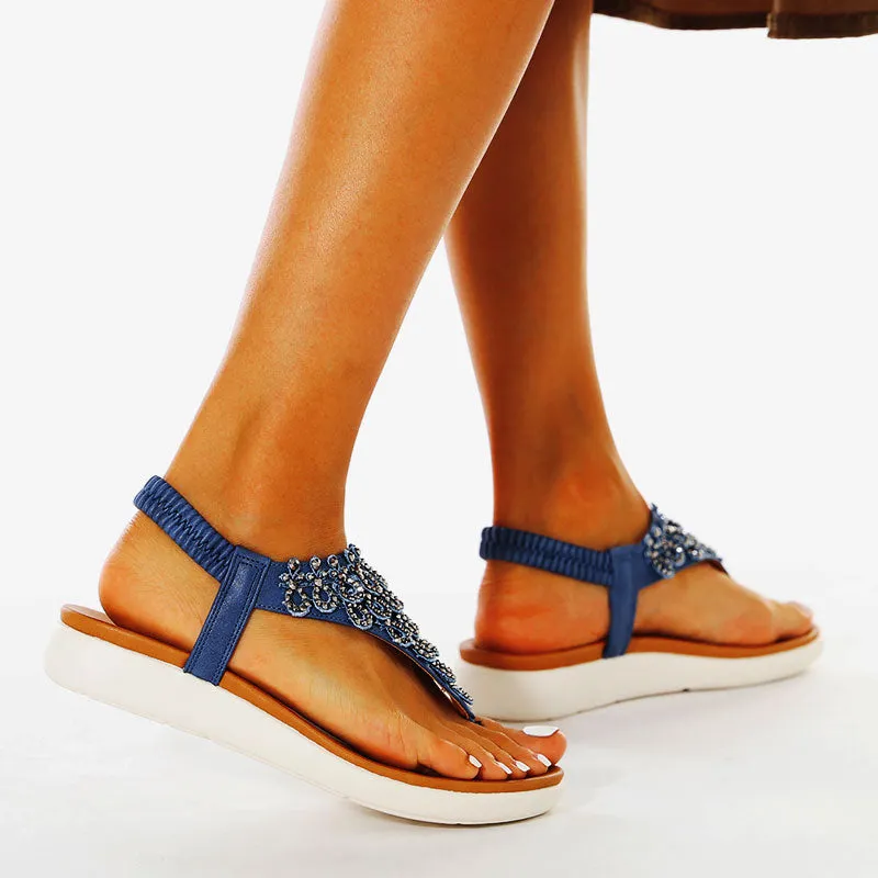 Nanccy Ankle Strap Casual Elastic Fashion Sandals