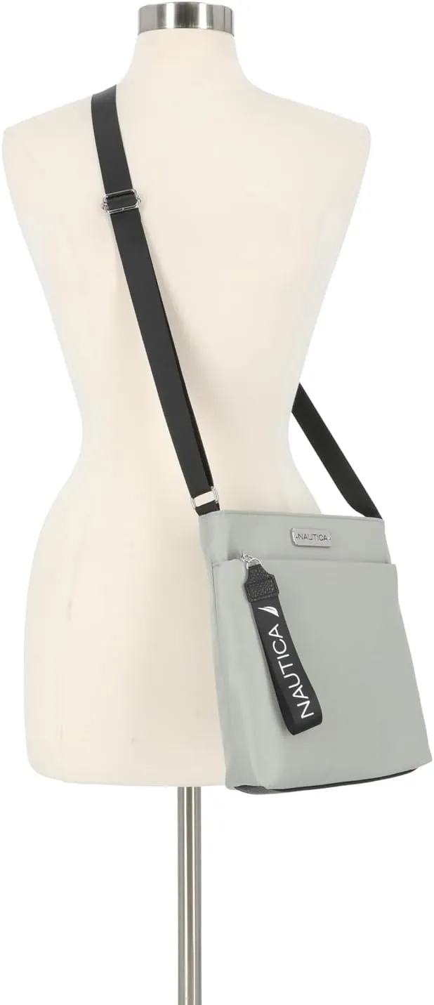 Nautica Diver Nylon Small Women's Crossbody Bag Purse with Adjustable Shoulder Strap